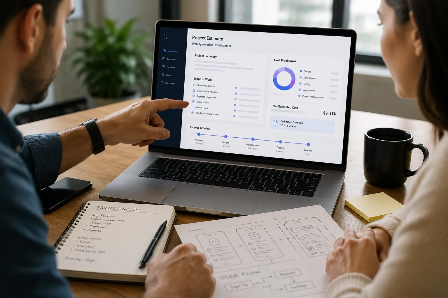 ¿Cuánto cuesta contratar un desarrollador de aplicaciones web? (2026)